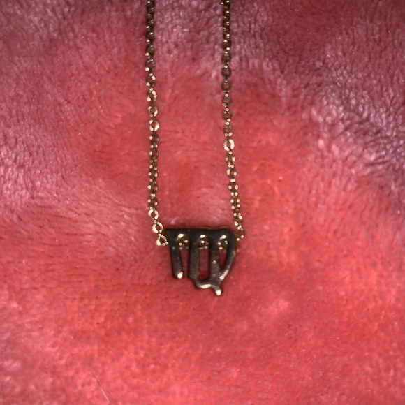 Jewelry - gold virgo necklace